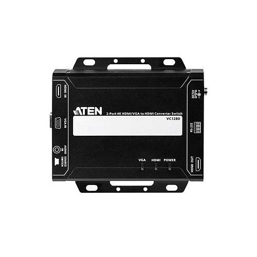 Aten Aten-Vc1280 2-Port 4K Hdm/Vga <-> Hdm evirici Switch