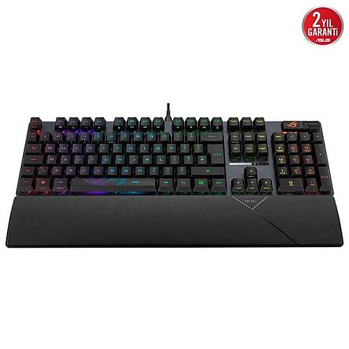 ASUS ROG Strix Scope II RX Aura Sync Rgb Mekanik Trke Tu Dizilimi Rog Rx Red Swtch Ip57 Mult Fonksiyonel Oyuncu Klavyesi