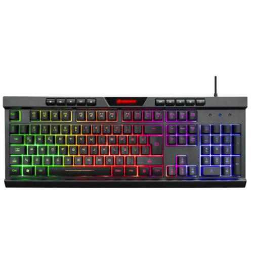 Gamebooster Gb-G69K Q Usb Multimedya Rainbow Aydınlatmalı Membrane Siyah Gaming Klavye