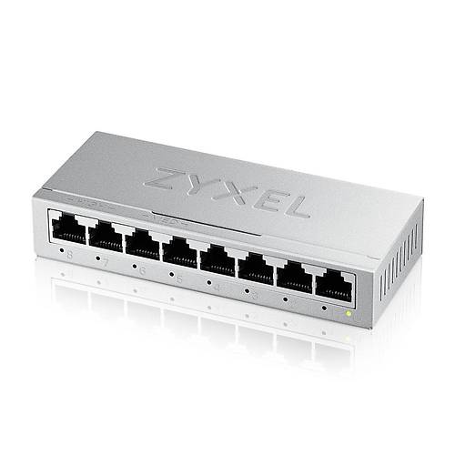 ZYXEL GS-108B V5 8 PORT 10-100-1000 MBPS METAL KASA MINI DESKTOP SWITCH