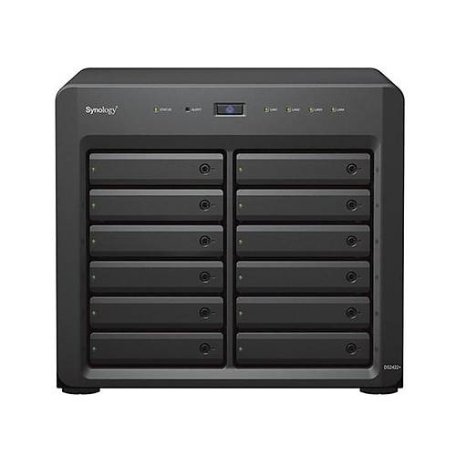 SYNOLOGY DS2422-16G PLUS RYZEN V1500B-16GB RAM-12-diskli Nas Sunucu (Disksiz)