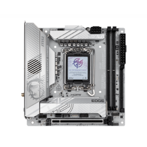 MSI MB MPG Z890I EDGE TI WIFI SOKET 1851 DDR5 8600MHZ(OC) USB 20Gbps 4xM.2 2xTB4 HDMI 2x DP 5G LAN WIFI 7 mini ITX