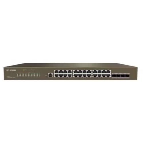 Ip-Com G5328F 24 Port Ggabt + 4Xsfp Uplnk L3 Yonetleblr Rackmount Swtch