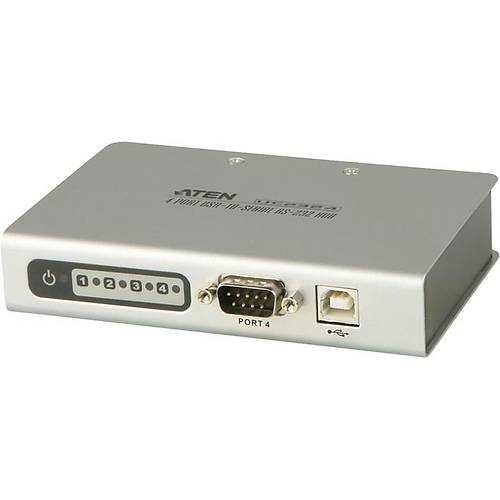 Aten Aten-Uc2324  Usb Den 4 Port Rs-232 Seriye evirici Hub