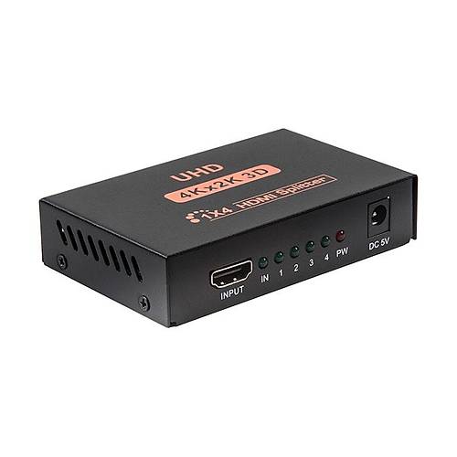 Hytech HY-LU4 4 Port 4K*2K HDMI Splitter