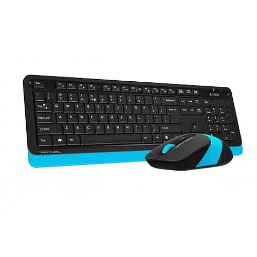 A4 Tech Fg1010 Q 2.4 Ghz Usb Mavi Klavye+Mouse Kablosuz Set