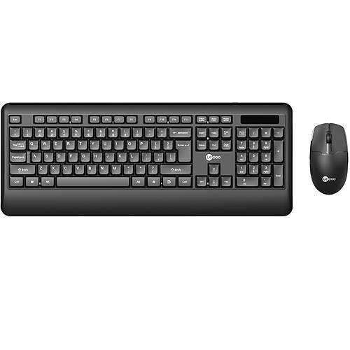 Lenovo Lecoo Kw202 Kablosuz Q Trk Optic Mouse Siyah Multimedya Klavye - Mouse Set