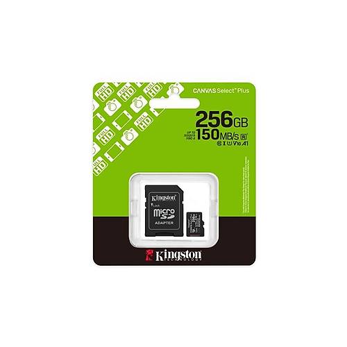 256 GB KINGSTON CANVAS SELECT PLUS MICRO SD CARD CL10 SDCS3-256GB
