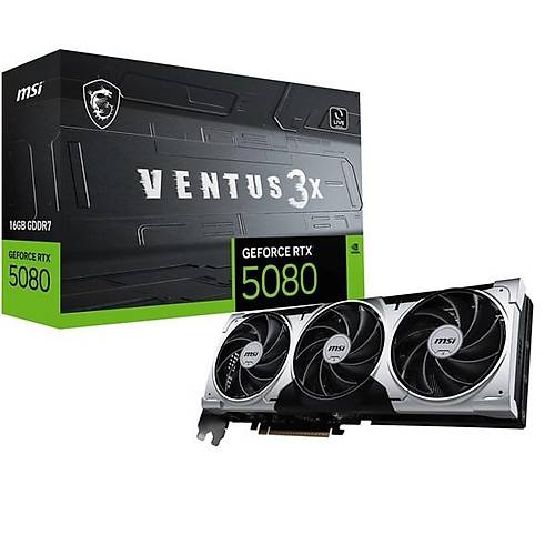 MSI RTX5080 16GB VENTUS 3X PLUS 16G GDDR7 256bit HDMI DP PCIe 5.0