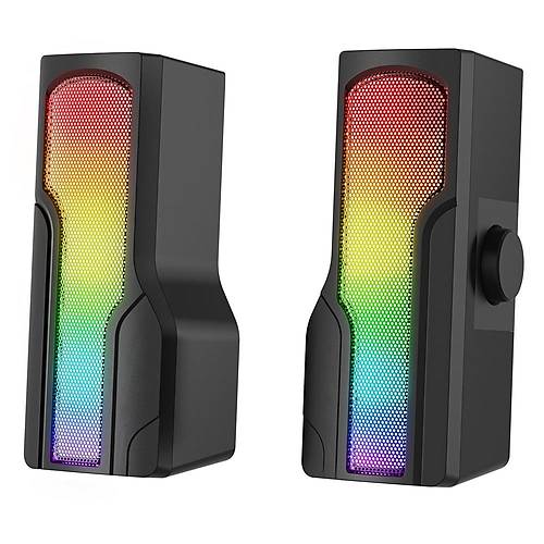 Rampage Arty X13 2.0 Bluetoothlu Rms 3W-2 RGB I��kl� Multimedia Usb 5V 45dB Gaming Oyuncu Speaker