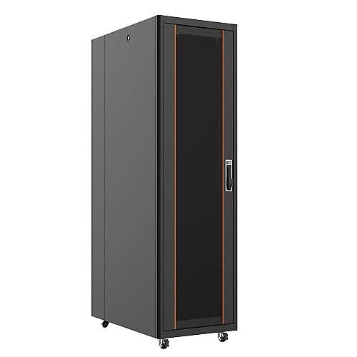 Ager 32U 600X1000Mm Dikili Tip Siyah Kabinet Vega Basic Ag-Vb32U6010S1 Cam Kapak