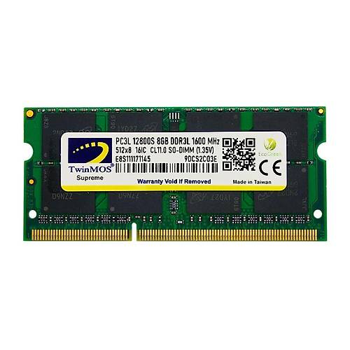 Twinmos 8Gb Ddr3 1600Mhz Cl11 Notebook Ram Value Mdd3L8Gb1600N 1.35V
