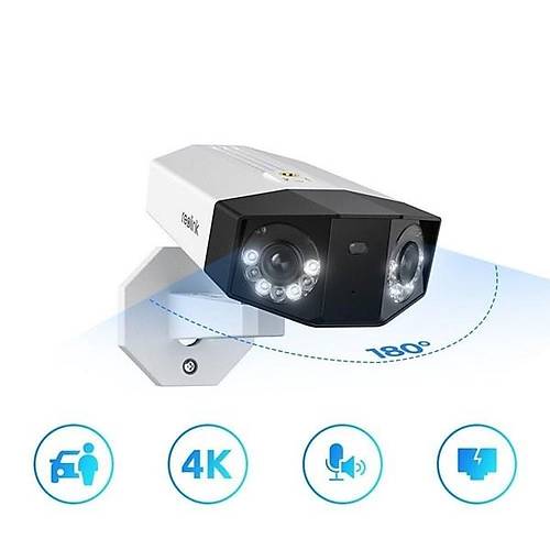 REOLINK 8MP PANORAM�K 3,2MM Duo 2 IP G�venlik Kameras� PoE IP65, Renkli
