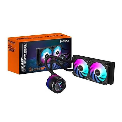 Ggabyte 240Mm Aorus Waterforce X I 240 Rgb Am5-1700P Sv Soutmal lemci Fan