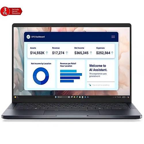 Dell Pro 14 Premium Ultra7 268V-14-32G-512SSD-WPr