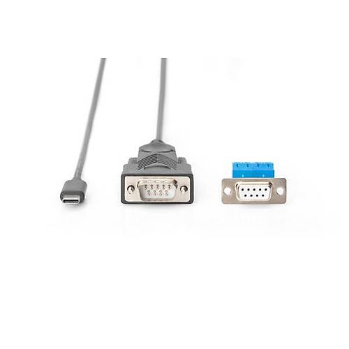 Assmann DA-70168  DIGITUS USB-C Serial Adapter, USB-C