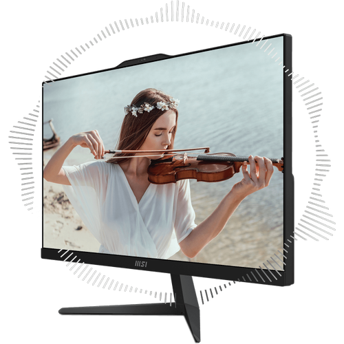 MSI MODERN AM242 12M1896XTR 23.8 FHD 16:9 (1920X1080) I51235U 8GB DDR4 500GB SSD FDOS SIYAH AIO PC
