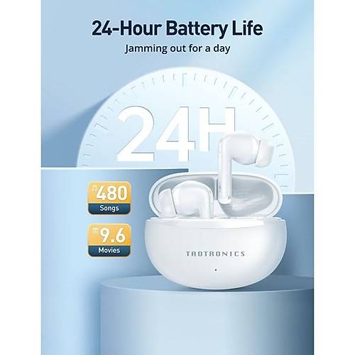 TAOTRONICS Anc TT-BH1118-WH Mikrofonlu 5.3 Bluetooth Kulakl�k Beyaz