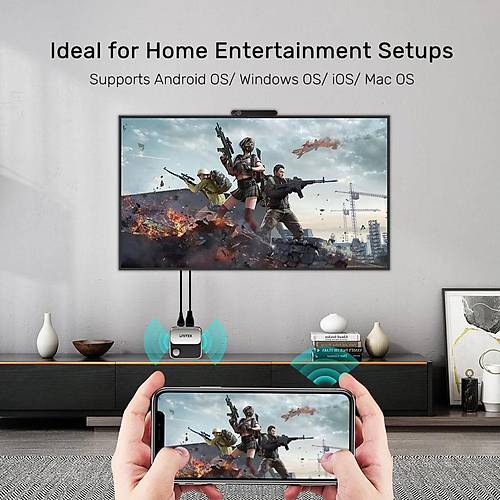 UNITEK WIRELESS 4K 60Hz KABLOSUZ GRNT AKTARICI (V1162B01)