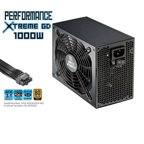 High Power 1000W 80+ Gold PCIE5.1 (XTREME)