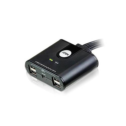 Aten Aten-Us424 Usb Arayzne Sahip Cihazlar Paylatran Switch, Usb 2.0 , 4 Pc, 4 Usb Cihaz