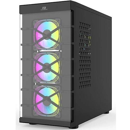 POWERBOOST PB-GR222BB 7-RGB FANLI GAMING MID-TOWER PC KASASI