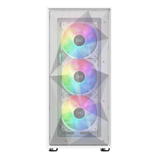 Powerboost Pb-P3509Bw 4-Fanl Gamng Md-Tower Pc Kasas Beyaz