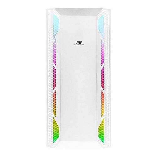 Powerboost Vk-G3701W 4-Rgb Fanl� Gam�ng M�d-Tower Pc Kasas� Beyaz