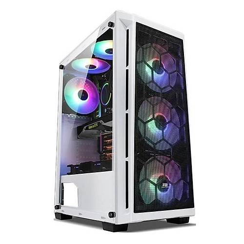 Powerboost Pb-T001Bw Gamng Md-Tower Pc Kasas Beyaz