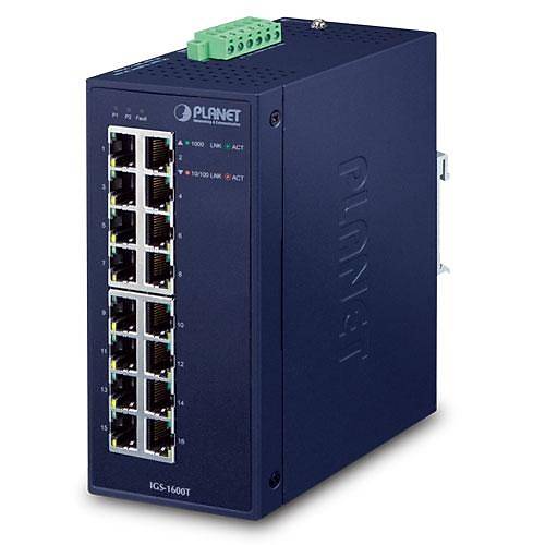 Planet Pl-Igs-1600T Endstriyel Tip Ynetilemeyen Switch (Industrial Unmanaged Ethernet Switch)