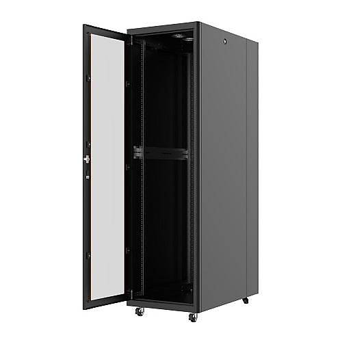 Ager 32U 600X1000Mm Dikili Tip Siyah Kabinet Vega Basic Ag-Vb32U6010S1 Cam Kapak