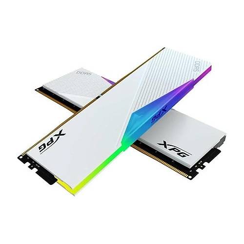 Xpg 64Gb (2X 32Gb) Ddr5 6000Mhz Cl30 Rgb Dual K�t Pc Ram Lancer Beyaz Ax5U6000C3032G-Dclarwh