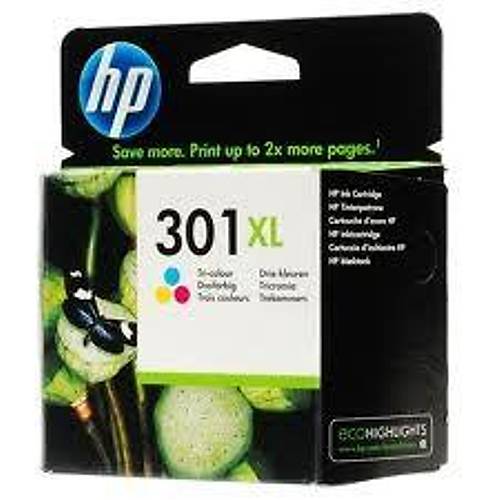 Hp Ch564ee (301Xl) Uc Renkl Yuksek Kapastel Murekkep Kartusu 330 Sayfa