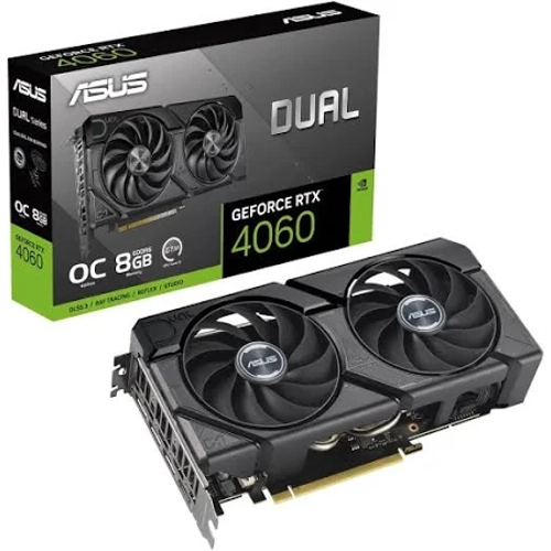 Asus Dual-Rtx4060-O8G-Evo 8Gb Gddr6 Dlss3 Hdm� Dp 128Bit