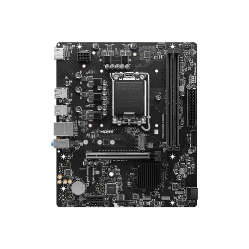MSI MB PRO H610M-S DDR4 SOKET 1700 DDR4 3200(OC) HDMI M.2 USB3.2 1x 1G LAN mATX