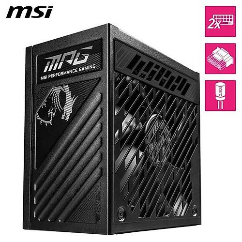 MSI 1000W 80+ GOLD MPG A1000GS PCIE 5.1 TAM MOD�LER POWER SUPPLY