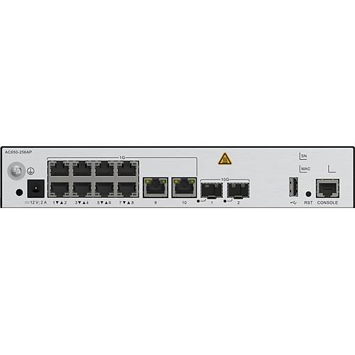 HUAWEI AC650 256AP AC650 256AP MAINFRAME (10 GE PORTS 2 10GE SFP PORTS WITH THE AC DC ADAPTER)