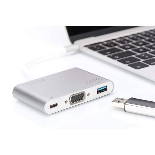 Digitus DA-70839 USB Type-C to USB 3.0-Type-C-VGA