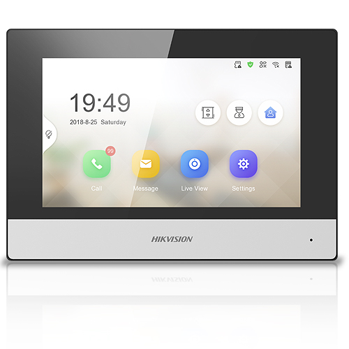 Hkvson (Ds-Kh6320-Wte1) 7 Inc Daire i Monitr (Daireler Aras Grme Dokunmatik Buton)