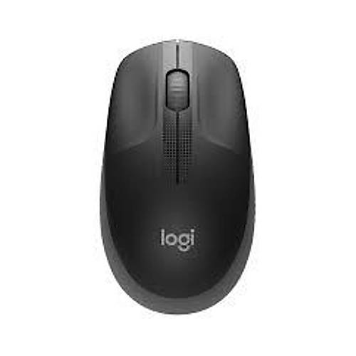 Logitech 910-005906 M190 Kozak Gri Byk Boy Kablosuz Mouse Optik 1000 Dp Buton