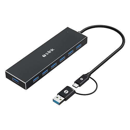 S-LINK SW-U317 7 Port USB 3.0 USB �oklay�c�