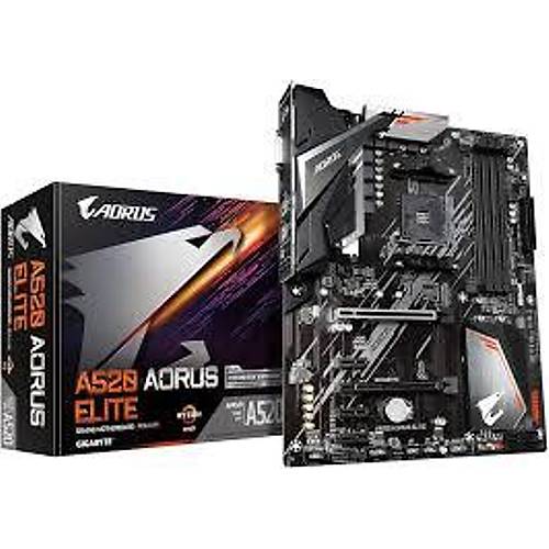 GIGABYTE A520 AORUS ELITE DDR4 SATA3 M2 PCIe NVME HDMI DVI PCIe 16X v3.0 AM4 ATX