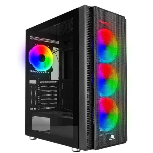 Powerboost Vk-G3506S 4-Rgb R�gn Fanl� Gam�ng M�d-Tower Pc Kasas�