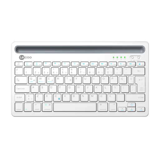 Lenovo Lecoo Bk100 Q Kablosuz Touchpad Li Beyaz Klavye