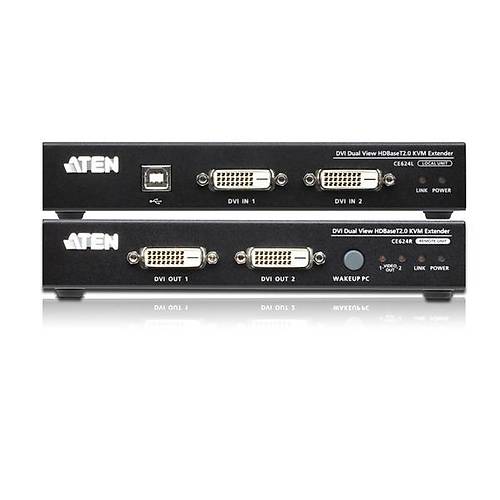 Aten Aten-Ce624 Usb Dv� Dual View Hdbaset� 2.0 Kvm (Keyboard/Video Monitor/Mouse)
