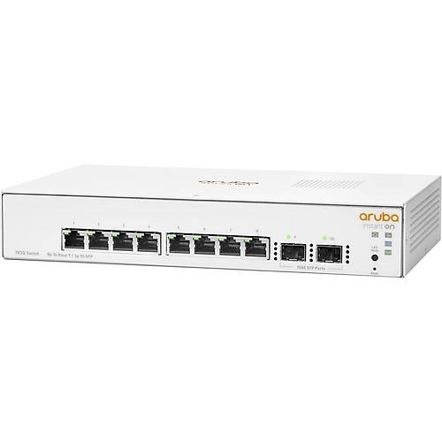 Aruba 8Port 124W 4Port Poe Instant On 1930-8G Jl681A Ggabt 2Xsfp Ynetilebilir Switch Masast