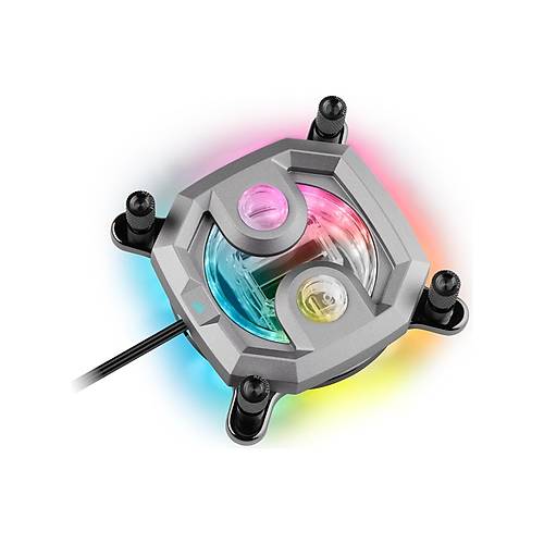 Corsar Cx-9010017-Ww Cpu Waterblock  Hydro X Series Xc7 Rgb Pro Cpu Water Block (1700-1200-Am4)  Silver