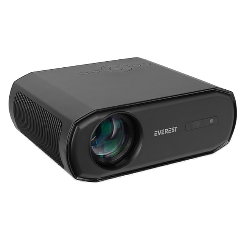 Everest PJ06 30.000 Saat Led mr, 1920*1080P 1080P 9800 LUMEN 1XHDMI. 1XUSB 3W Speaker, GRI- SIYAH Android 9.0, FULL HD