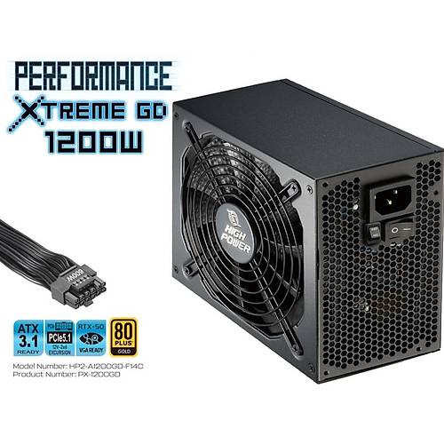 High Power 1200W 80+ Gold PCIE5.1 (XTREME)
