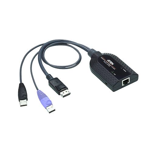 Aten Aten-Ka7189  Usb Displayport Sanal Medya Kvm Adapt�r� (Ak�ll� Kart Okuyucu Ve Audio De-Embedder Destekler)